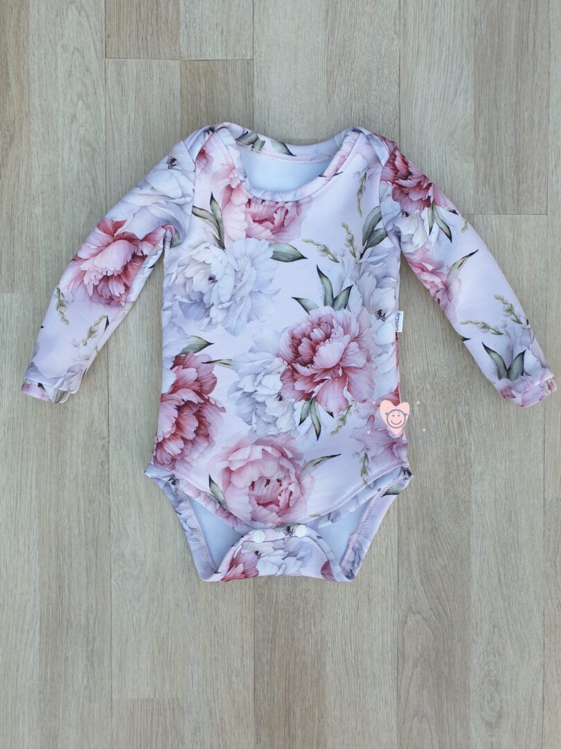 On Order Long or Short Sleeve Peonies Vest and Plum pants Set - Image 8
