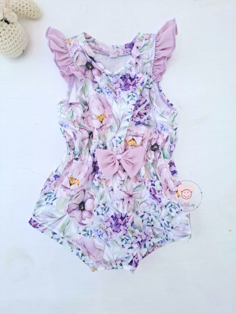On Order Purple Blossom Playsuit