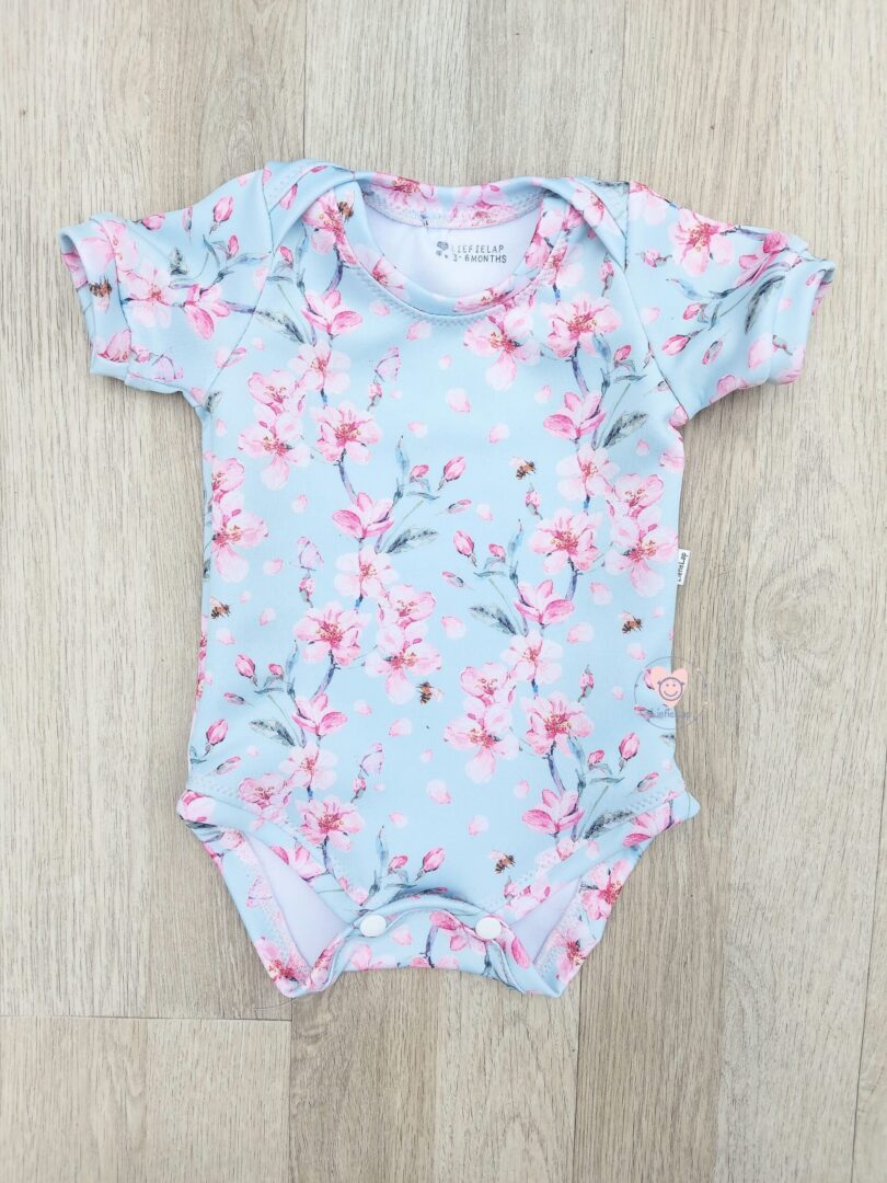 Long or Short Sleeve Pink Blossoms Vest and Pink pants Set - Image 5