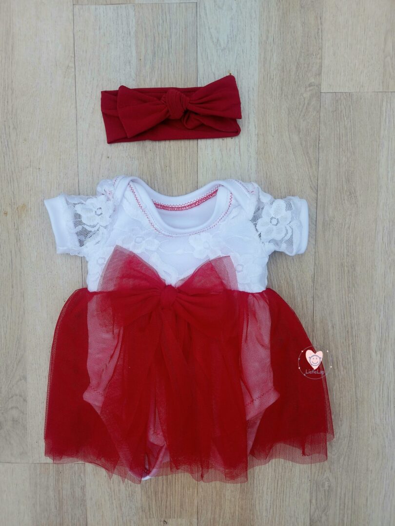 Red Lace Tutu Vest