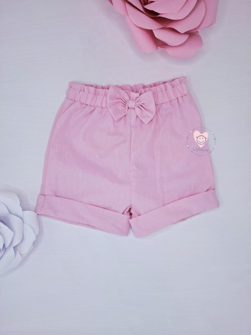 Long or Short Sleeve Vintage Rose Vest and Pink pants Set - Image 4