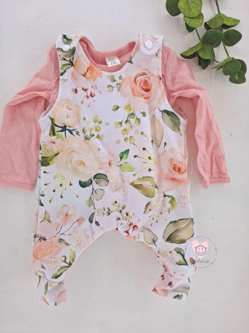 Peach Rose Dungarees - Image 5