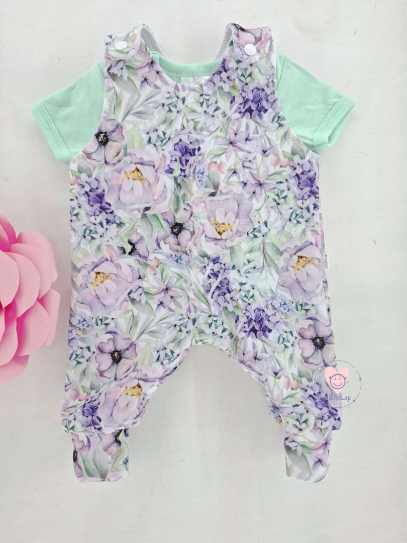 Purple Blossoms Dungarees - Image 6