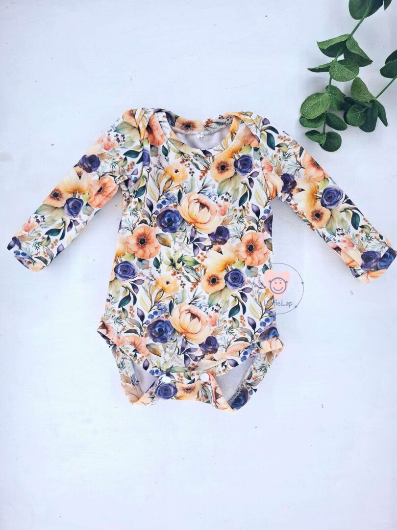 Long or Short Sleeve Amber Bloom Vest and Peach pants Set - Image 2